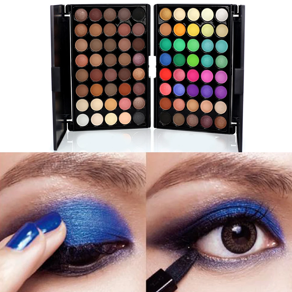 Лидер продаж косметика 40 цветов мерцающие матовые тени для век палитра макияжа