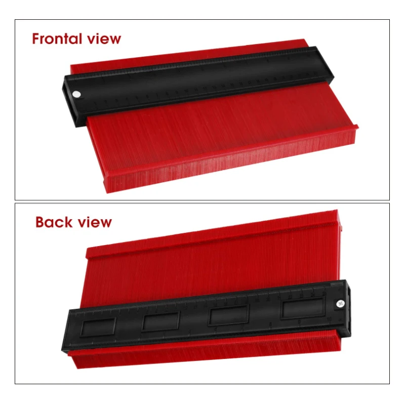 Plastic Profile Copy Gauge Contour Gauge Duplicator Standard 5"/10'' Width Wood Marking Tool Tiling Laminate Tiles General Tools