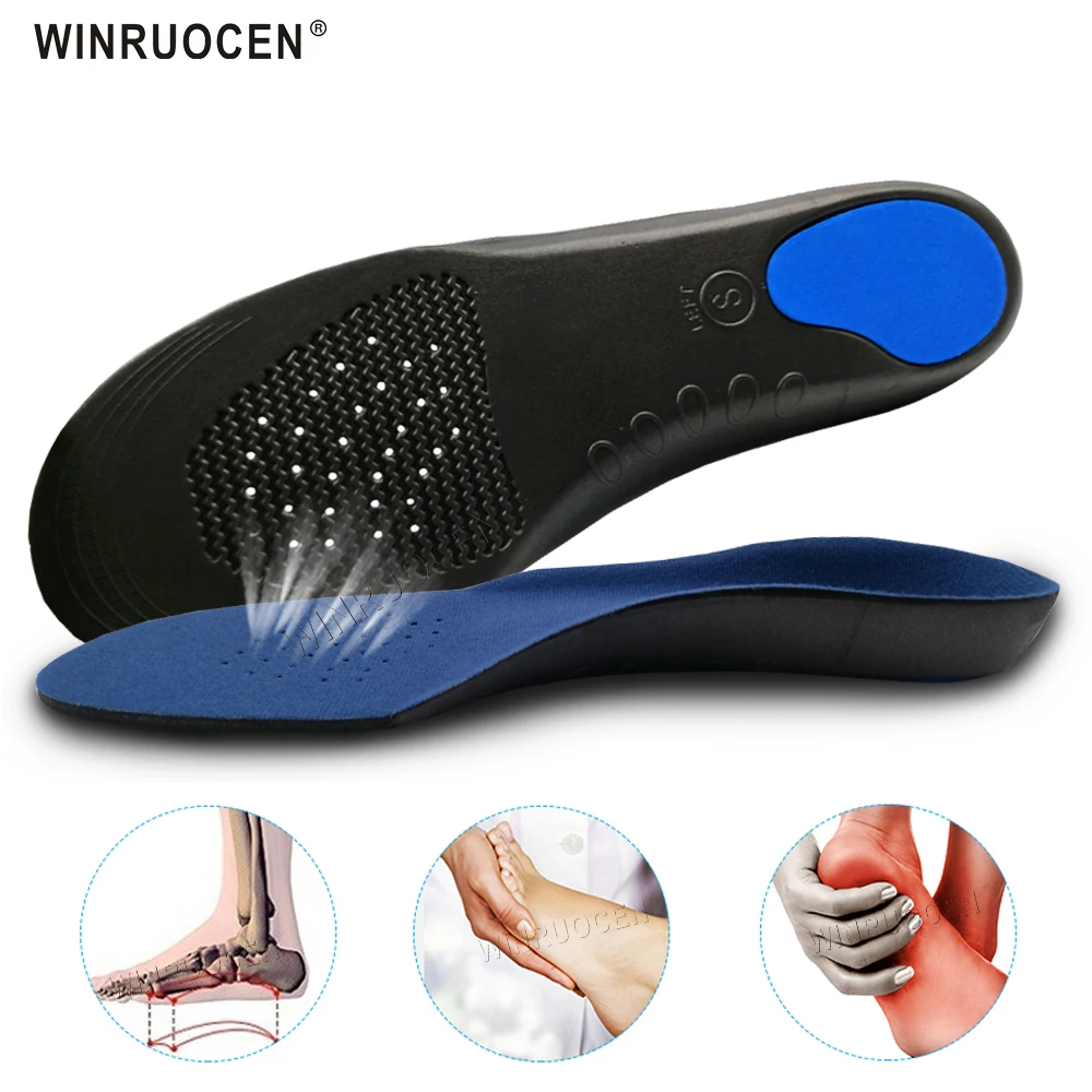 WINRUOCEN ортопедические InsolesFlatfoot ортопедические Cubitus Varus ортопедические стельки для ухода за ногами унисекс дезодорирующие стельки