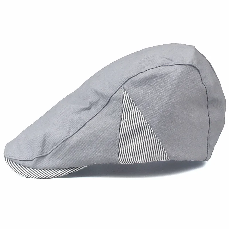 Xthree однотонный берет хлопковая летняя шапка шапки для мужчин и женщин козырьки