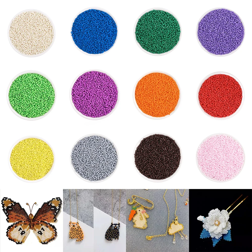 

1800Pcs/Lot 2mm Color Czech Glass Seed Spacer Beads for DIY Crafts Earrings Bracelet Necklace Jewelry Making Accessories