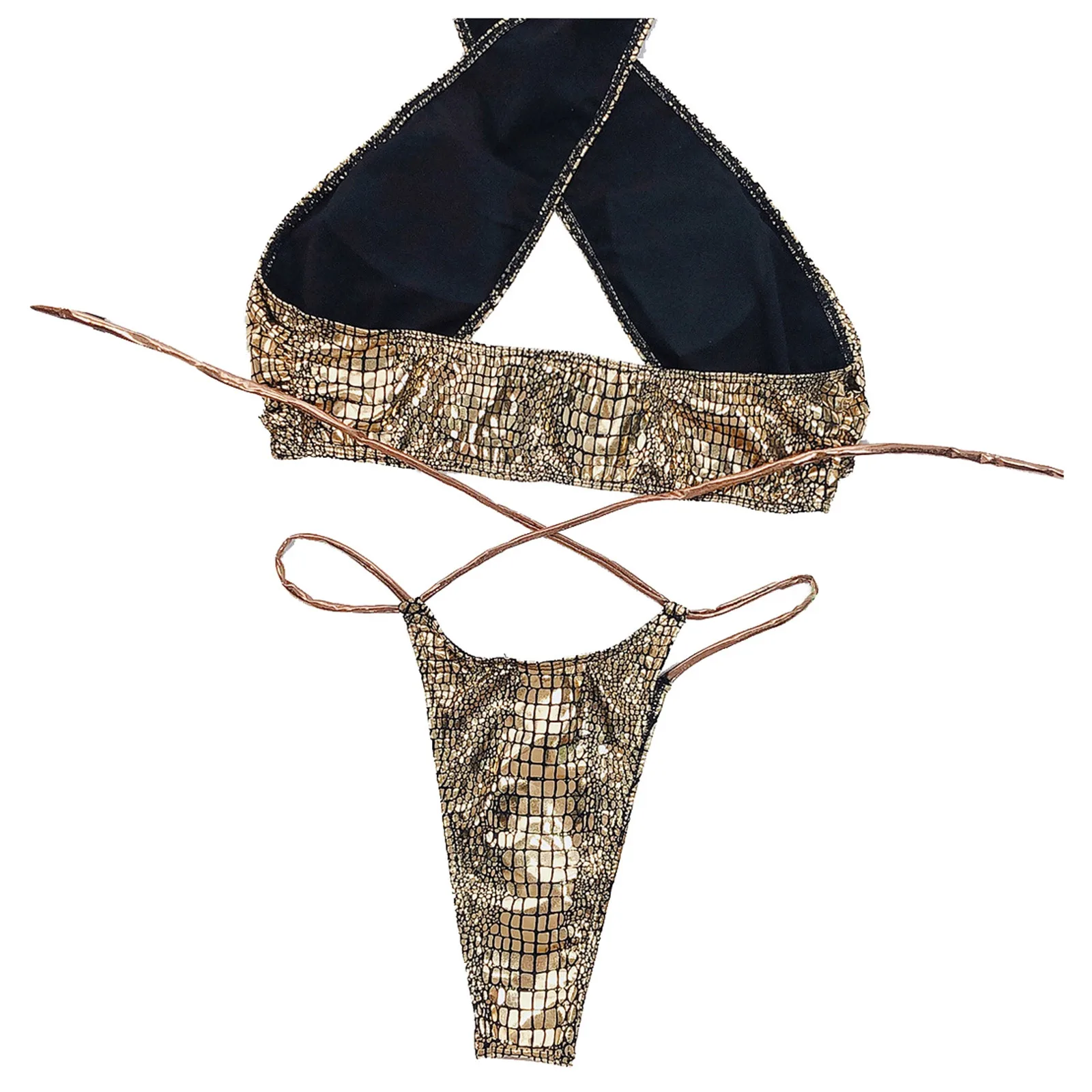 

Sexy Brazilian Thong Bikini Women Swimwear Women Bikini Sexy Patent Leather Swimsuit Bikini Maillot De Bain Femme