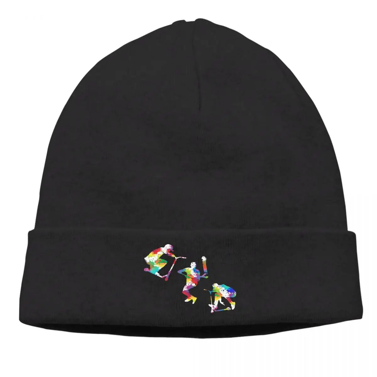 

Scooter Outdoor Sports Winter Warm Beanie Hats Stunt Knit Bonnet Special Skullies Caps Earmuffs
