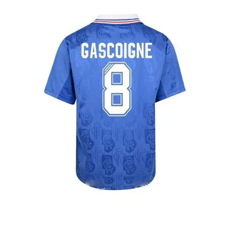 

96 97 Glasgow Rangers Retro soccer jerseys GASCOIGNE LAUDRUP LAUDRUP MCCOIST vintage GASCOIGNE football Shirts Uniforms