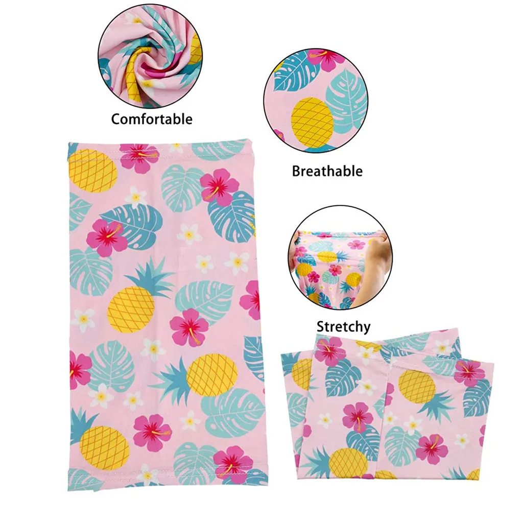 Детские банданы головной шарф гетры на половину лица многофункциональная