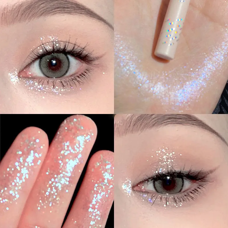 

Glitter Eyeshadow Liner Pencil Eye brightening Makeup Highlight Lasting Pearl White Lying Silkworm Waterproof Eyeliner Make Up