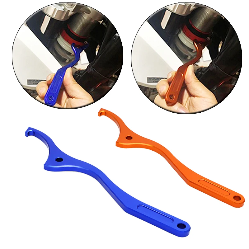 

Motorbike Rear Damping Shock Absorber Spanner Wrench Tool For EXC SX SXF XC XCW EXCF XCFW 125 150 200 250 300 350 450 500