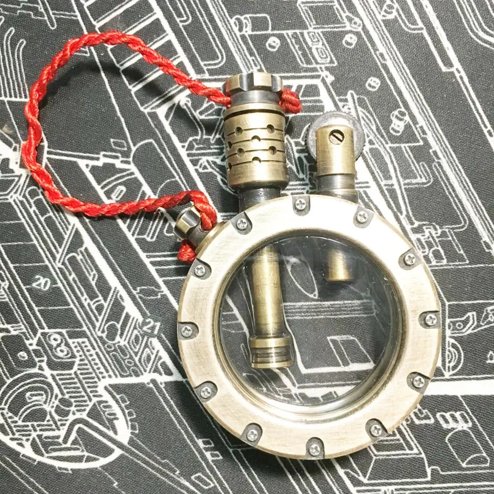 Классический ручной работы ностальгии бензиновая зажигалка прозрачная