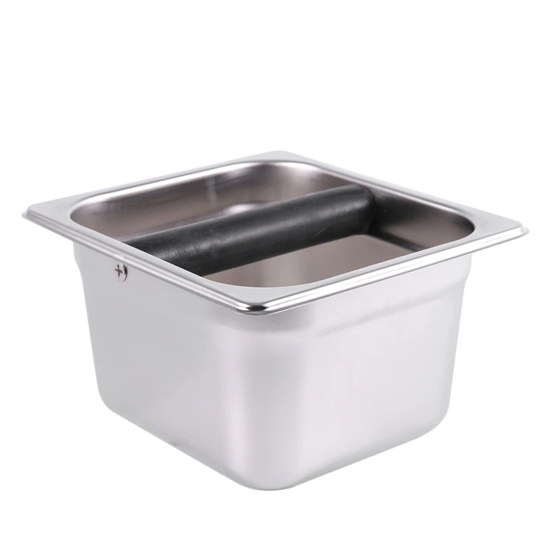 

Wood Trash Can Coffee Knock Box Espresso Grounds Container Residue For Barista With Handle Coffee Residue Bucket Grind Waste Bin