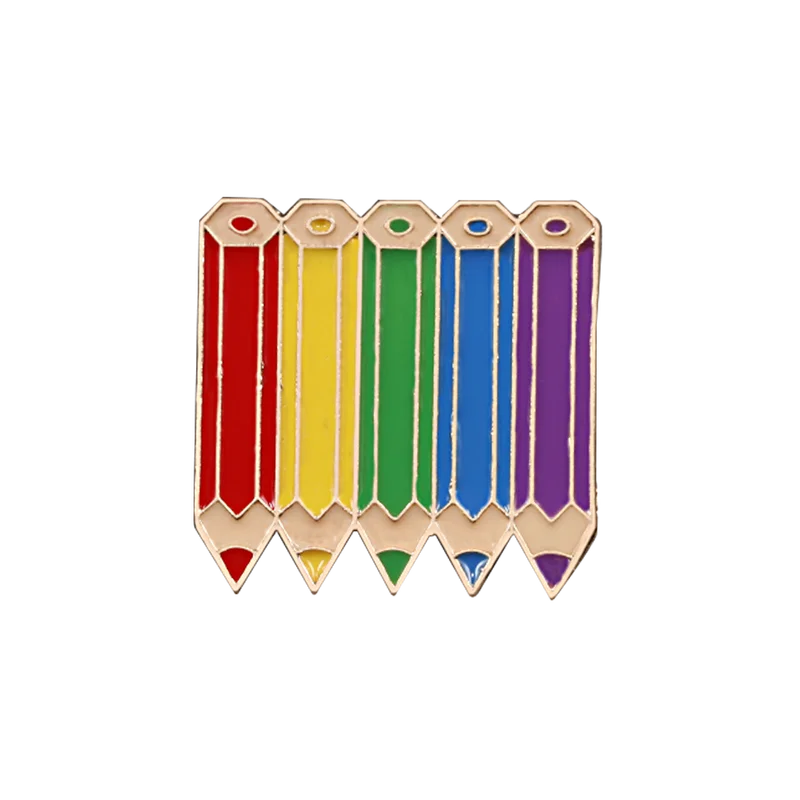 Новинка высококачественные эмалированные броши в форме гордости значок на