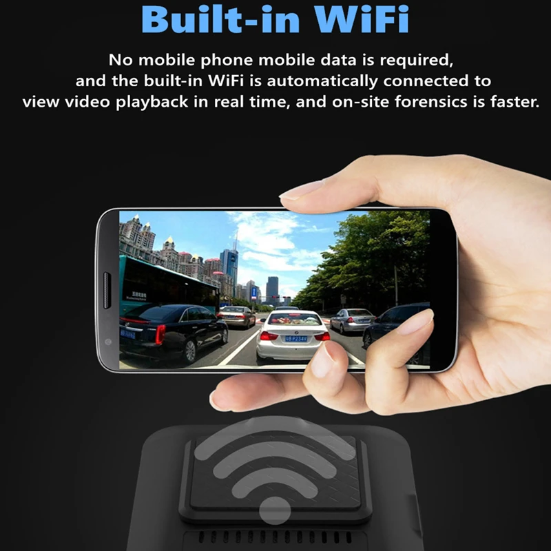 Odare Full HD 1080P Автомобильный видеорегистратор камера wifi видео рекордер Dash g сенсор