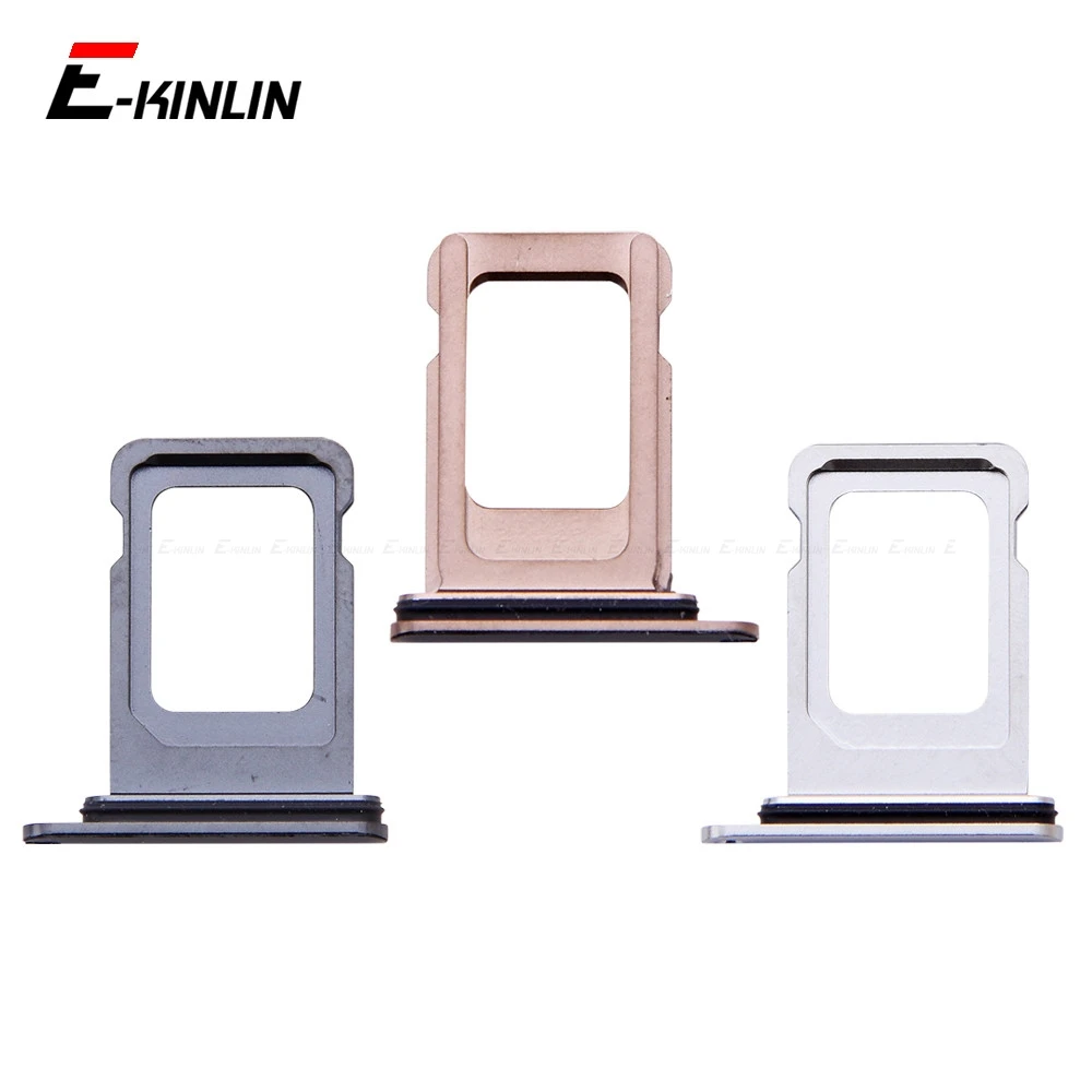 

For iPhone 11 Pro Max Sim Card Tray Slot Holder Adapter Repair Parts