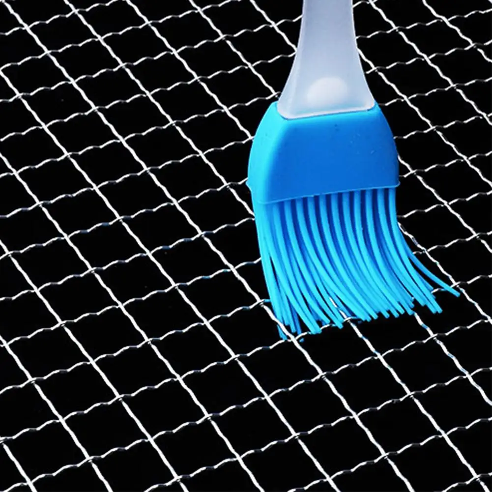 Круглый Нержавеющая сталь барбекю гриль Жаркое сетка с антипригарным покрытием