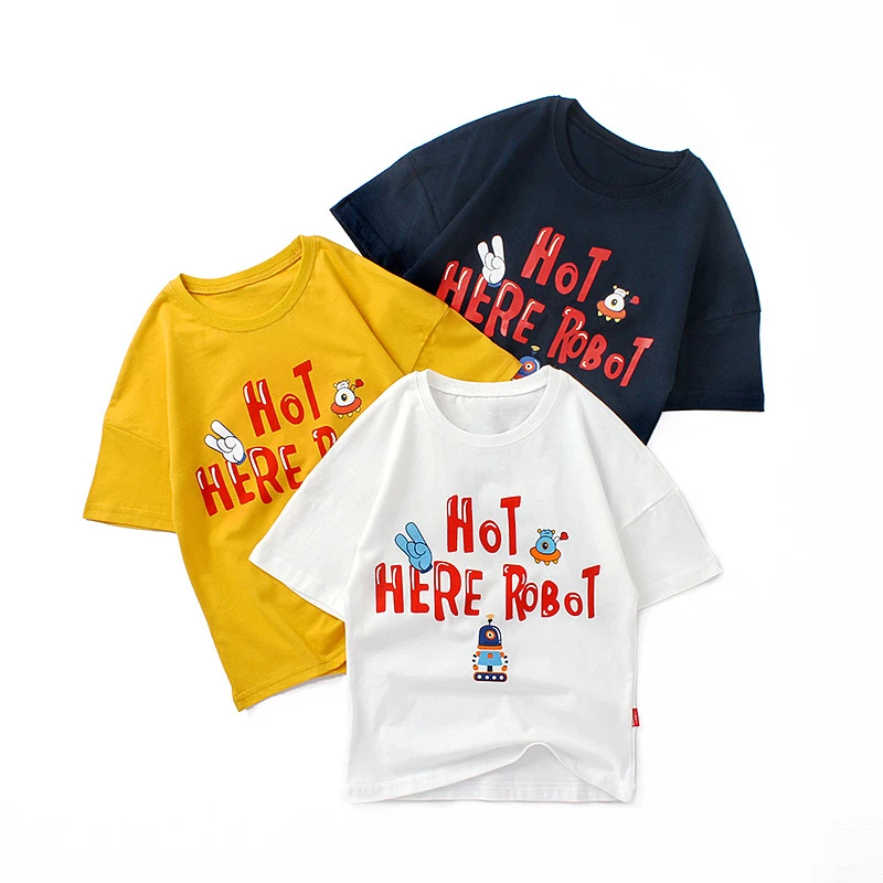 3908# Girls Boys XXX Kids T-Shirt Cartoon Print Short Sleeve Baby T-shirts Tops Children T Shirt for Japanese | Мать и ребенок