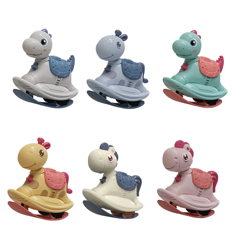 

2-In-1 Push-Slide Small Horse Kids Gift Rocking Horse Inertial Pull Back Car Toys Pressing Sliding Animal Toy