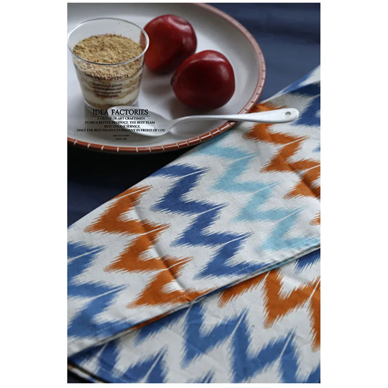 

Cotton Table Napkins Placemat Animal plant tea napkin insulation pad Absorbent Dish Cleaning Towel Dining Table Mat