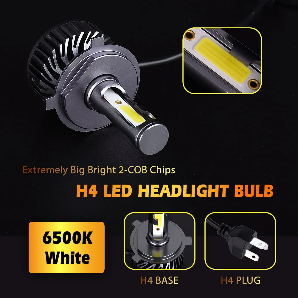 

Infitary H4 H7 LED Car Headlight Bulb 12000LM 6500K H1 H3 H11 H13 H27 880 9005 HB3 9006 HB4 9007 Mini Auto Fog 12V Head Lamp