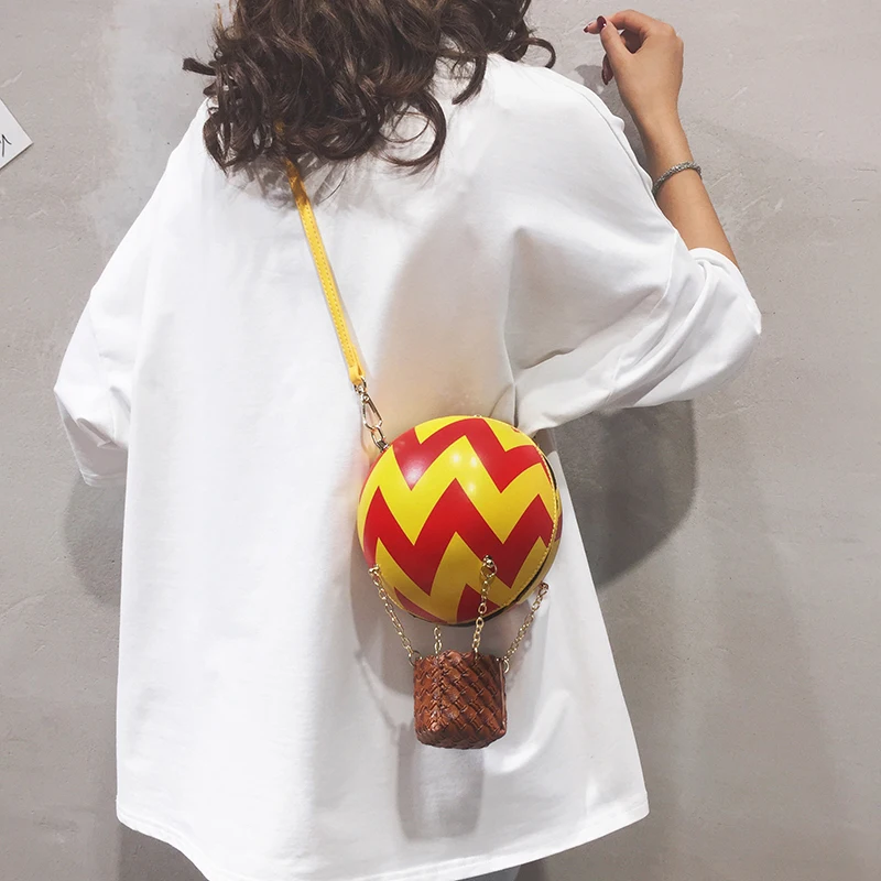 

Индивидуальная женская сумка с воздушным шаром, сумочка с мячом на одно плечо, необычная женская сумка, модный круглый кошелек для девушек
