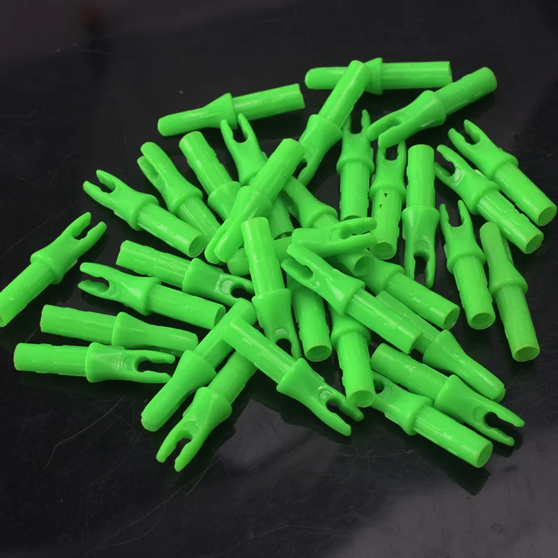 20pcs Hottest ID 6.2 mm Archery Arrow Nocks Internal For Carbon Fiberglass Arrow Shaft ID 6.2mm DIY Archery Accessory