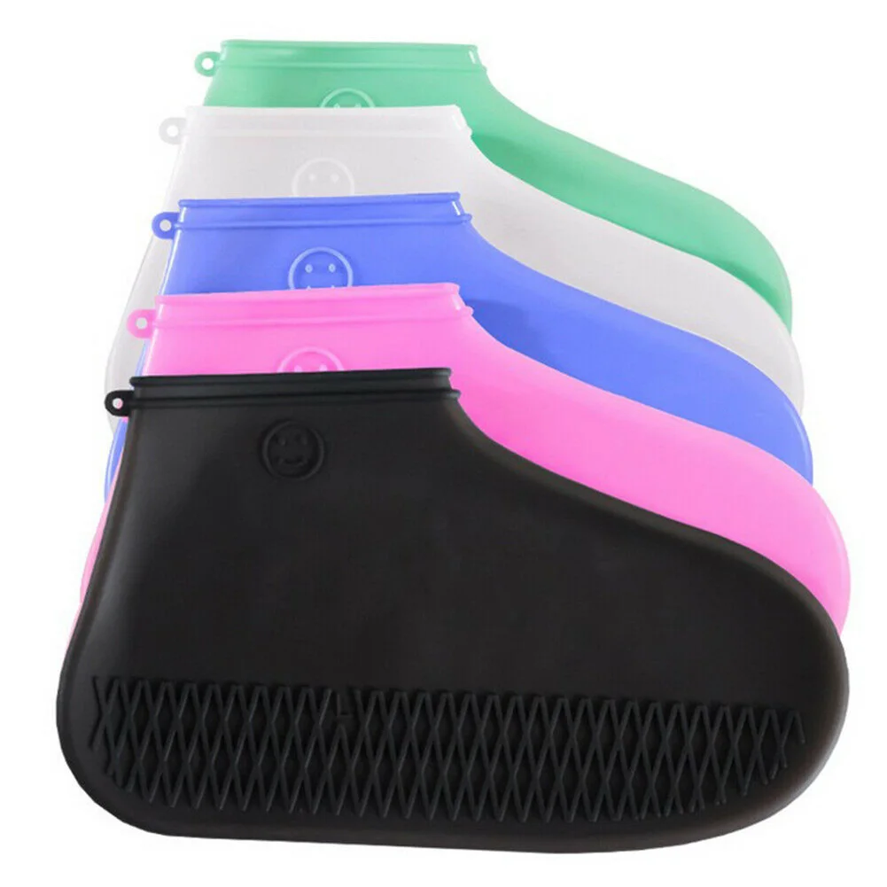 New Hot 1 Pair Silicone Reusable Overshoes Rain Waterproof Boots Shoes Cover Protector YAA99 | Обувь