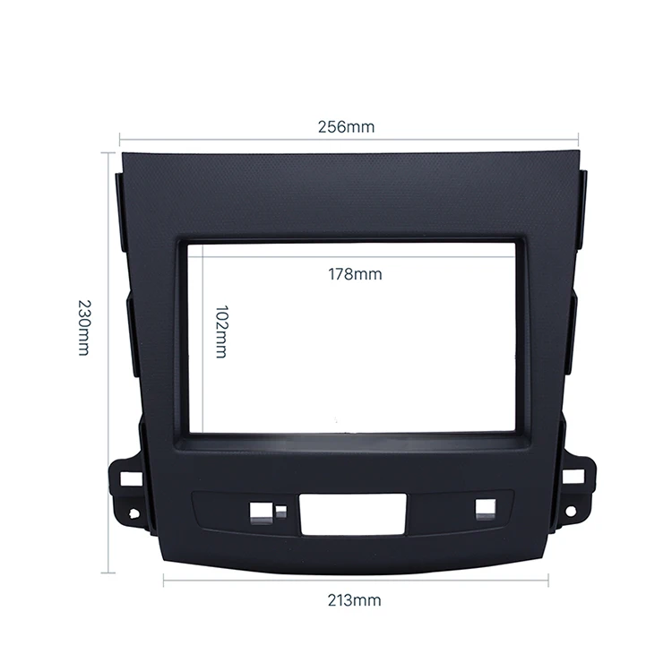 2 Din Автомобильная фасция для MITSUBISHI Outlander 2008 2012 автомобильная DVD стерео панель