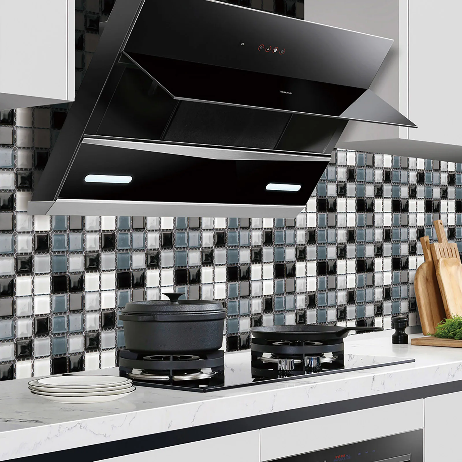 10pc 3d Crystal Magic Gel Tiles Self Stick Mosaic Tile For Kitchen And Bathroom Backsplash Creative Brick Wallpaper | Дом и сад