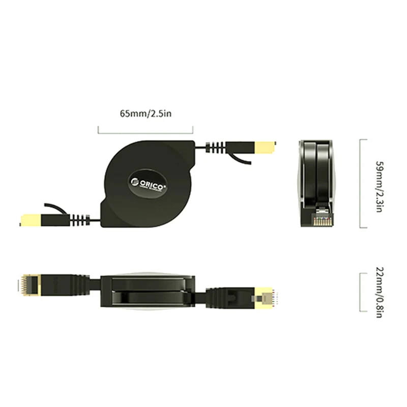 

CAT6 Ethernet Cable Portable Retractable Ethernet LAN Internet Network Cable