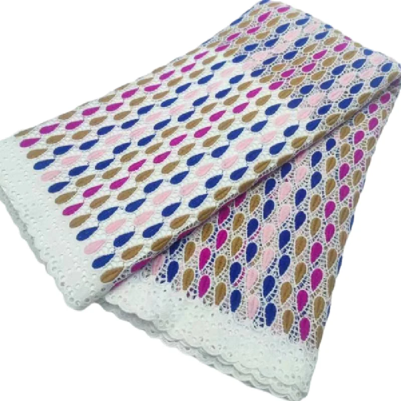 

Многоцветная нигерийская кружевная ткань, Сетчатое кружево, Африканское кружево, ткань 2022, высококачественное кружево, фатиновое кружево