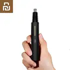 Xiaomi Youpin 2-в-1 электрическая машинка для стрижки волос в носу портативный Машинка для удаления волос в храм бровей Бритва триммер машинка для стрижки волос водонепроницаемый Безопасный инструмент для очистки