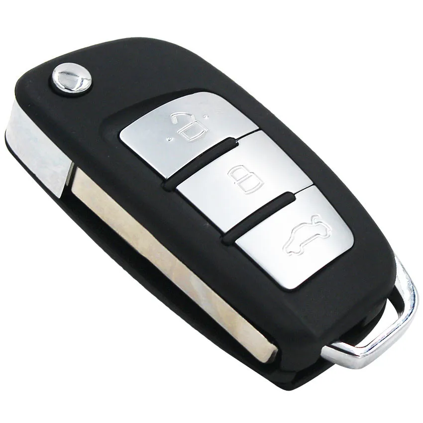 Модифицированный складной чехол для ключа с 3 кнопками Ford Focus Fiesta C Max Ka HU101 Blade |
