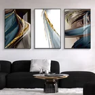 Минималистский декор картина повседневная гостиная диван фон настенный светильник роскошный подвесной рисунок Триптих абстрактное украшение