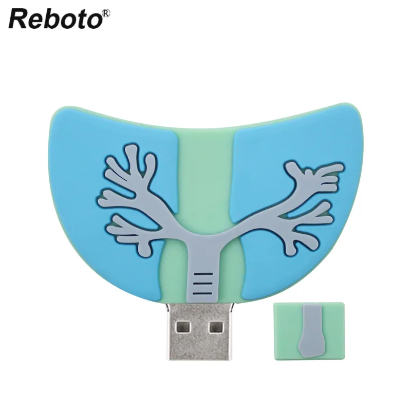 USB 2.0 флеш накопитель с человеческими органы и легкими 32 ГБ 64 4 8 16 ГБ|USB