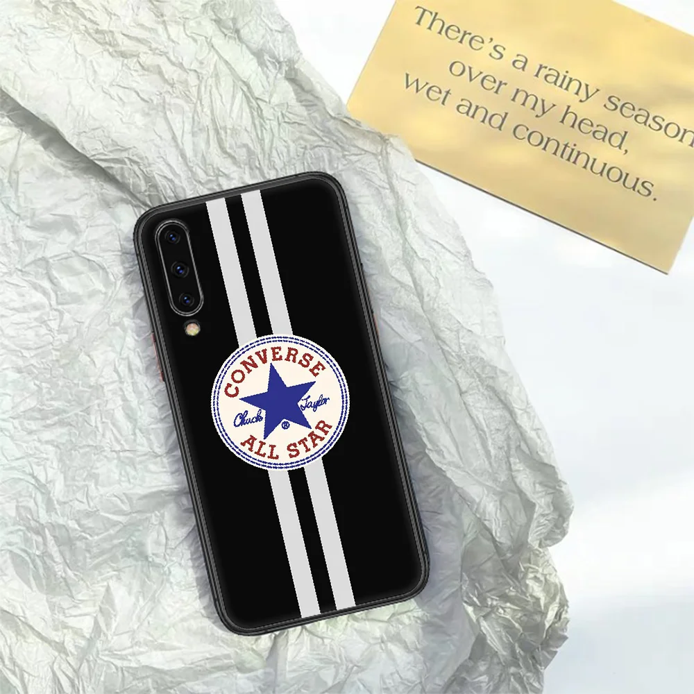 

Street Fashion Brand Conv Phone Case For Samsung Galaxy A10 A20 A30 E A40 A50 A51 A70 A71 A J 5 6 7 8 2016 2017 2018 black Back