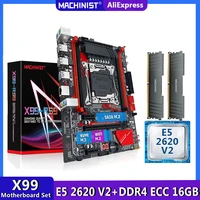 machinist x99 motherboard kit lga 2011 3 with intel xeon e5 2620 v3 processor ddr4 ecc 16gb28gb 2133mhz ram memory m atx rs9