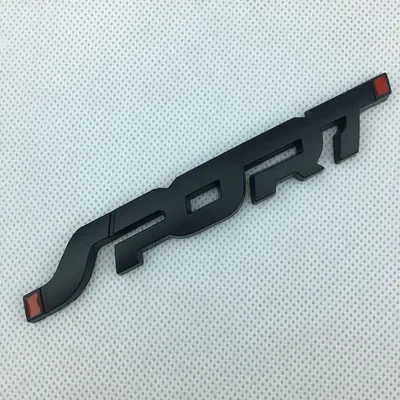 5X для спортивного автомобиля Стикеры Эмблема Хром черный Красный значок