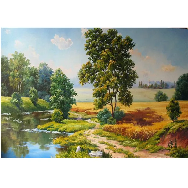 5D алмазная живопись летняя живописная красота украшение для дома полная круглая