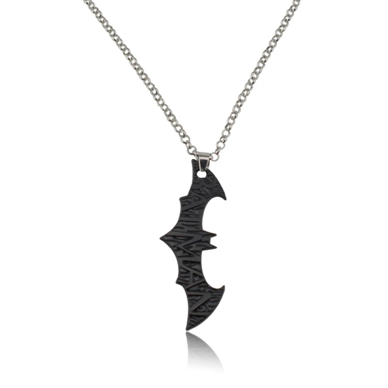 black DC Comics мститель Фильм Супермен брелок с Бэтменом брелок Porte clef брелок подарок для мужчин и женщин Сувенирный брелок для ключей - Цвет: black