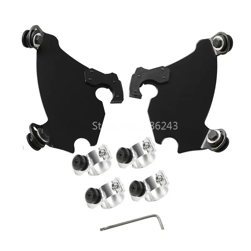 Для Harley Davidson Dyna Street Sportster мотоцикл 48 мм вилка кронштейн перчатка фара обтекатель