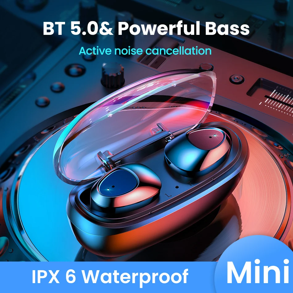 Беспроводные спортивные наушники FIVI Bluetooth 5 0 водонепроницаемые с