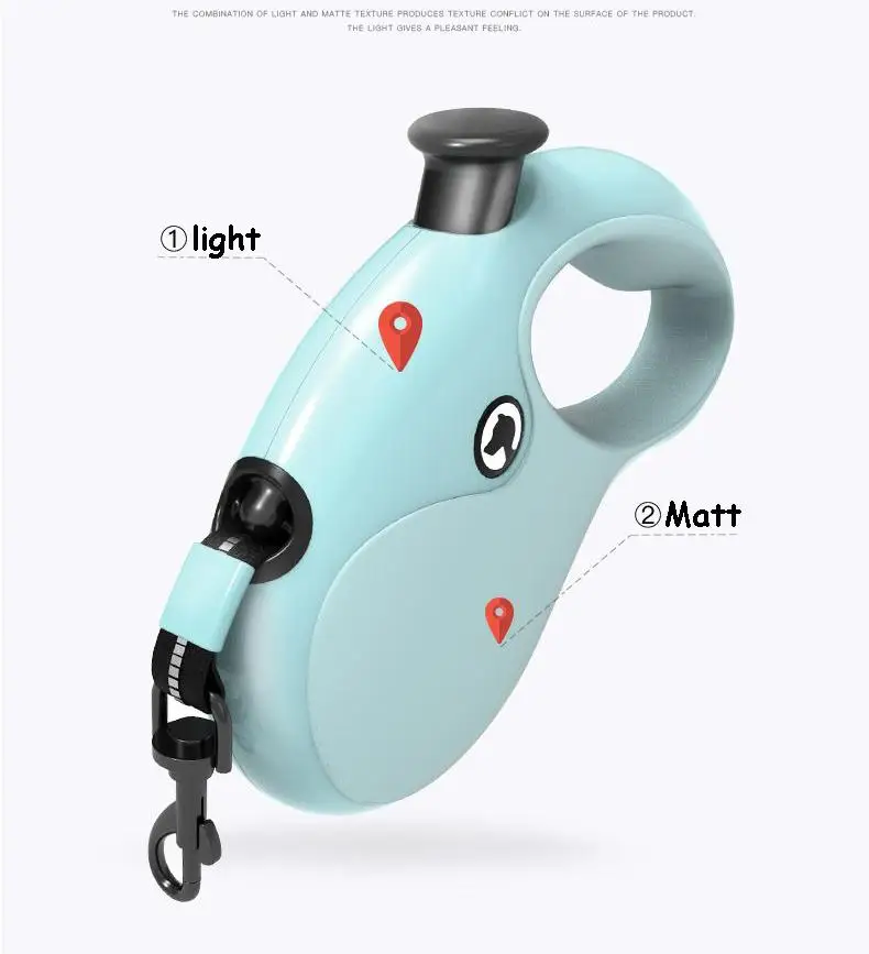 

5M Retractable Dog Leash Automatic Extending Pet Walking Leads For Medium Large Dogs Bags Garbage Clean Dispenser 2021