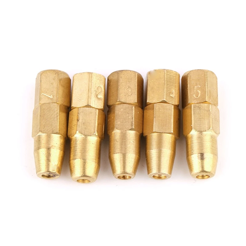 

5pcs/set Propane Gas Welding Nozzle Tips H01-2 Holder Accessories 1# 2# 3# 4# 5# Dropshipping