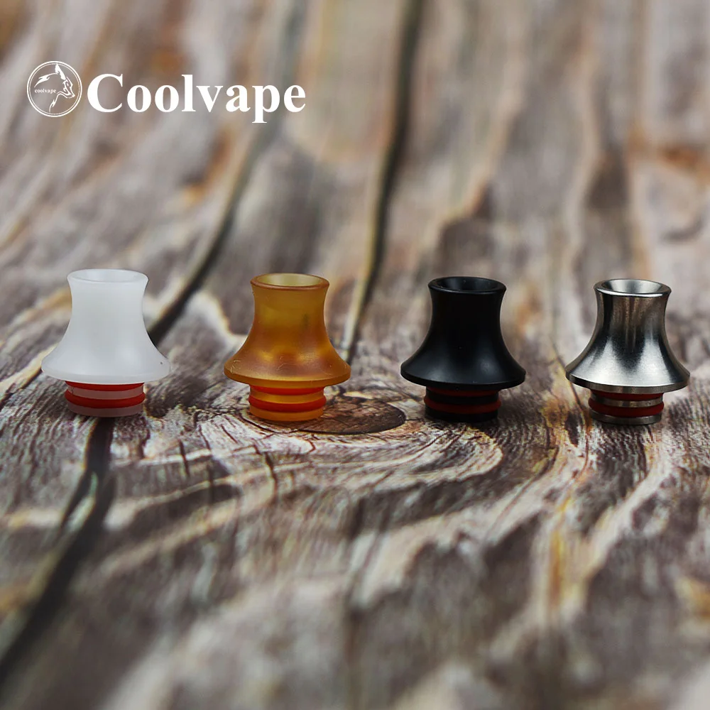 Coolvape 510 MTL дрип-тип PEI электронная сигарета аксессуары Крышка для RTA RDA атомайзера