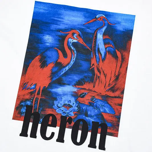 

Heron Preston European American fashion long sleeved T shirt men and women with the same paragraph bottoming shirt top T shirt
