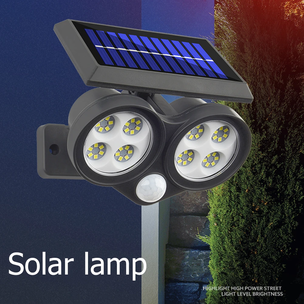 

48LED/56COB/64COB Solar Spotlight Outdoor Intelligent Induction Garden Landscape Waterproof Wall Light Lighting Lamp
