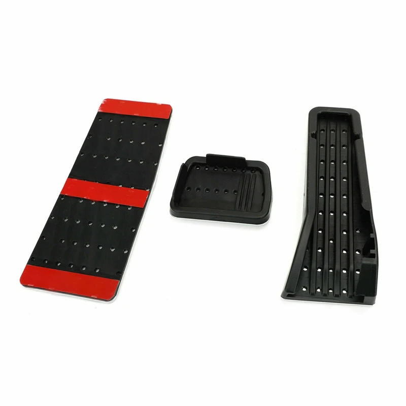 

3Pcs Aluminum Red Pads Brake Gas Pedal Foot Rest Pedal Pad Cover for Mazda 3 CX-30 CX30 2019 2020