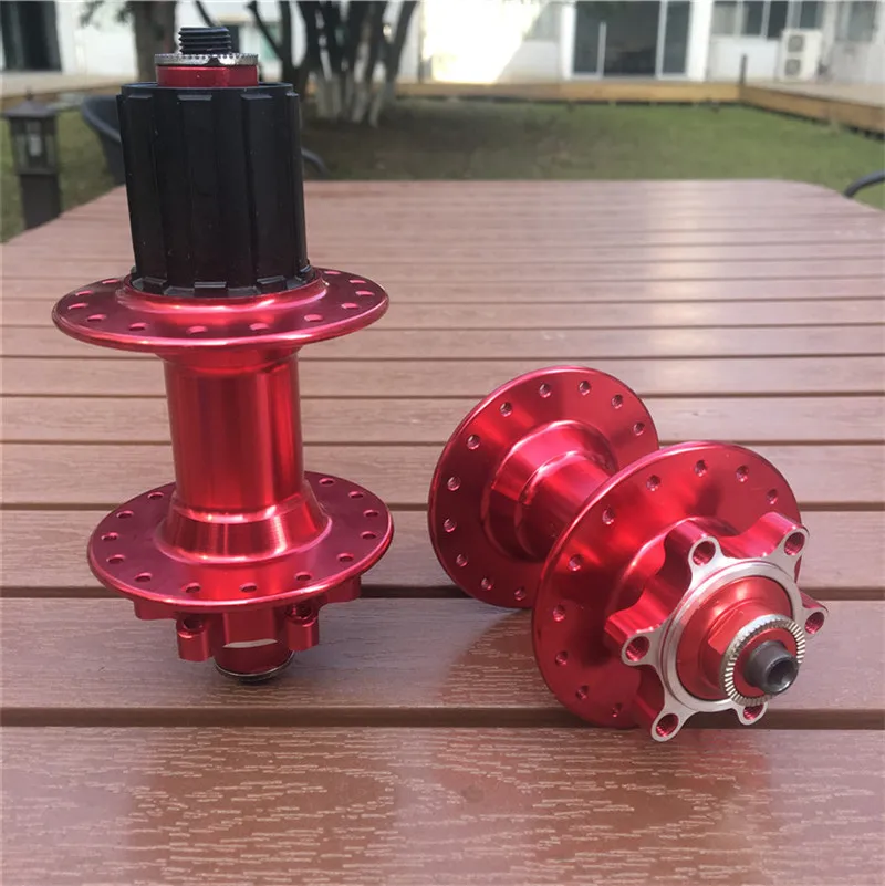 1 пара 32 отверстия CNC сплав горный 4 подшипника велосипедная втулка высокое