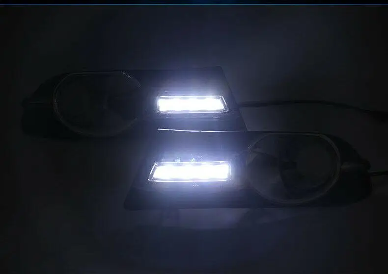 

For Buick ExcelleGT 2010-2013 LED Daytime Running Light White+Yellow Drive Lamp