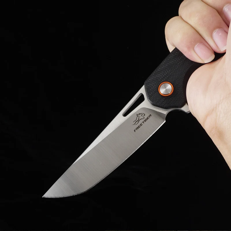 Новый складной нож FREETIGER D2 Steel FT917 маленький карманный для охоты кемпинга
