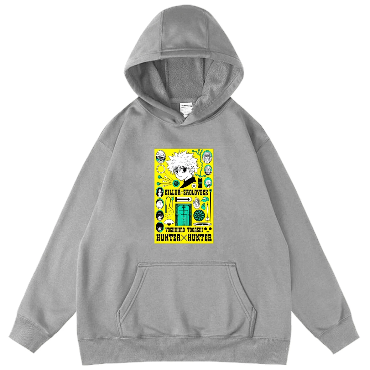 

Japan Anime Hunter X Hunter Oversized Hoodie Sweatshirts Spring Autumn 2021 New Hoodies Streetwear Harajuku Aesthetics Hooded