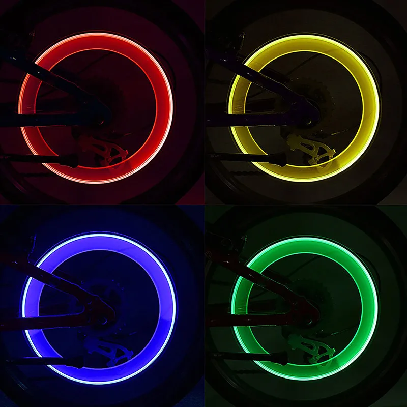 2 шт велосипед светодиодный светильник вентиля покрышек легковых неоновый s